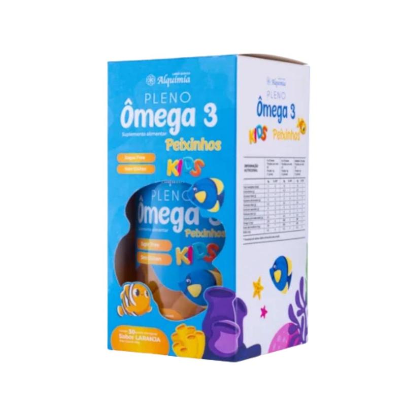 Ômega 3 Kids Sabor Laranja Alquimia 30 Gomas Peixinhos - Forhealth